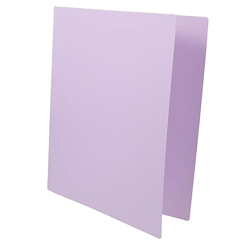 SHINEOFI Blech Mappe Nachfüllpapier Geldklammer Schrott Scrapbooking-Zubehör Scrapbook-Papier aktenkoffer aktentaschen schulordner a4-Dateiordner Desktop-Datei-Organizer Metall Violett von SHINEOFI