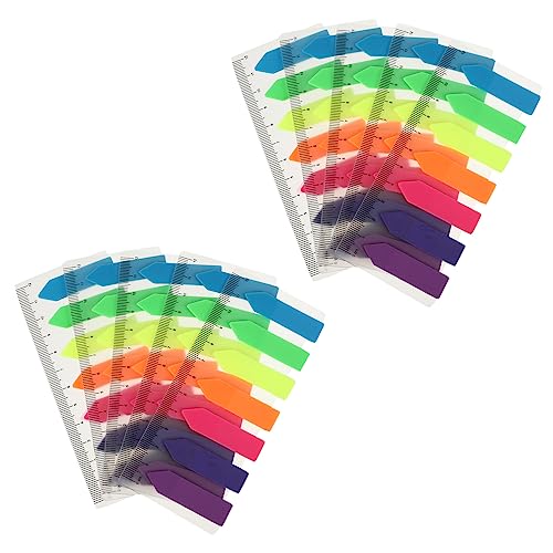 SHINEOFI Bunte Selbstklebende Haftnotizen PET Transparente Beschriftbare Indexmarker Seitenmarker Lesezeichen Für Schule Büro Und Dokumente Ideal Für Notizen Und von SHINEOFI