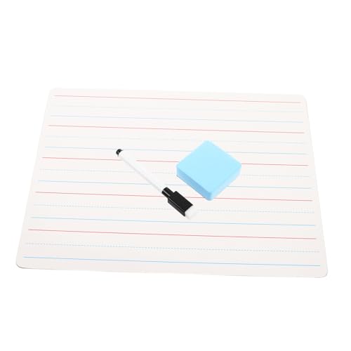SHINEOFI Doppelseitiges Trocken Abwischbares Whiteboard Tragbarer Notizblock Mit Linien Für Schüler Lehrer Und Besprechungen Im Klassenzimmer Im Büro Und Zu Hause Mit Radiergummi Und SHINEOFI Doppelseitiges Trocken Abwischbares Whiteboard Tragbarer Notizblock Mit Linien Für Schüler Lehrer Und Besprechungen Im Klassenzimmer Im Büro Und Zu Hause Mit Radiergummi Und von SHINEOFI