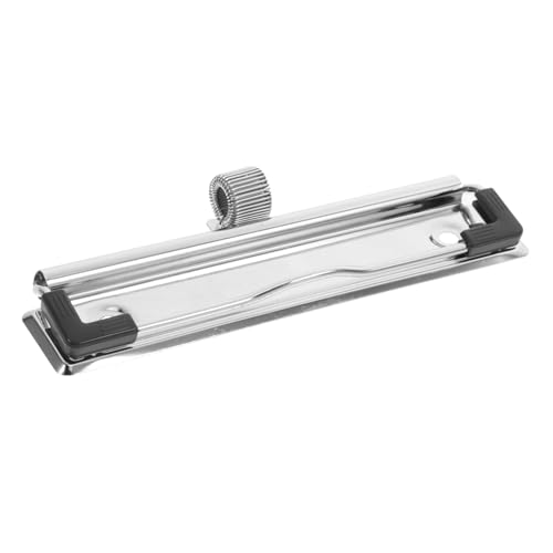 SHINEOFI Federstift-Clip-Zubehör klemmbrett Tragbare Büroklammern aus Metall Schreibtafel-Clip Bau-Zwischenablage Schreibwaren-Clip -Zwischenablage Stift Büroklammer Eisen Silver von SHINEOFI