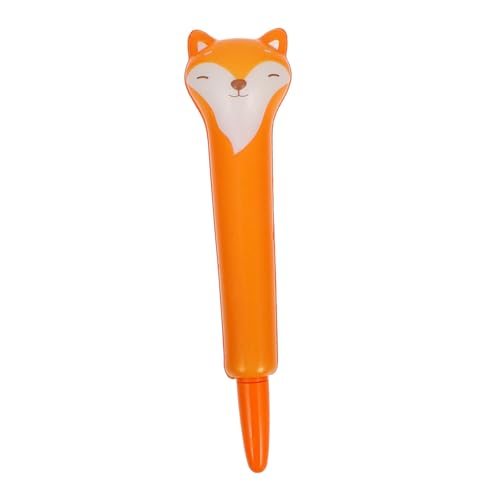 SHINEOFI Fuchs Gel stift japanische schreibwaren stifte Niedlicher Fuchsgelstift Stifte mit Tiermotiven kugelschreiber tierische Gelstifte Niedliche Tierstifte kawaii Orange von SHINEOFI