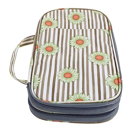 SHINEOFI Häkel Aufbewahrungstasche Stricknadel Aufbewahrungstasche Webnadel Behälter Handtasche Häkel Aufbewahrungs Organizer Haken Kits Zubehör Tragetaschen Häkelnadel Tasche von SHINEOFI