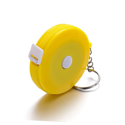 SHINEOFI Maßband messen rollmassband measurement tape Skalierung am Maßband Tragbares Maßband Mini-Maßband Katzenglocken für Halsband klein Maßband Mini Maßband hohe Präzision Yellow von SHINEOFI