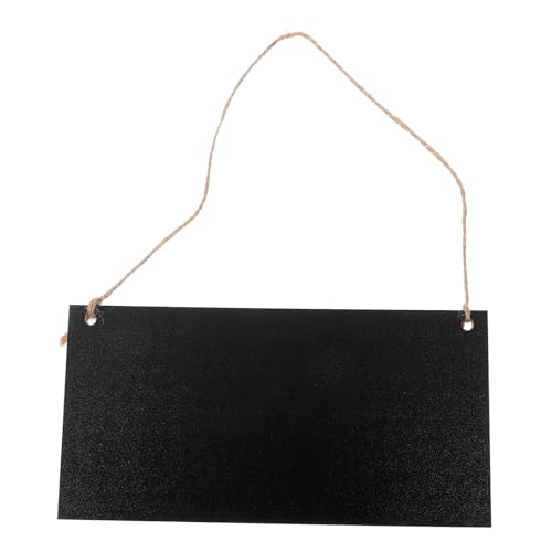 SHINEOFI Mini-Tafel leere Hochzeits-Klappkarte Heimschild Sparschwein druckbare grußkarte bartisch holztafel Wandtafel kleine hängende Tafelschilder Tafel für die Wand Black von SHINEOFI