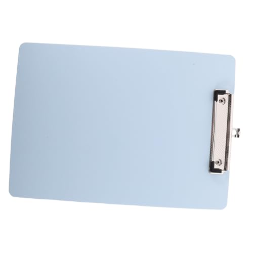 SHINEOFI Multifunktions-Klemmbrett Kabelclips kleben Zwischenablage Klicker write board schreibunterlage schule Schreiben von Support-Boards Dokumentenklammer Aluminiumlegierung Sky-blue von SHINEOFI