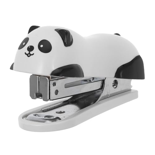 SHINEOFI Niedlicher Panda Mini Hefter Für Büro Und Zuhause Handlicher Schreibtischhefter Mit Heftklammern Für Erwachsene Kreatives Design von SHINEOFI