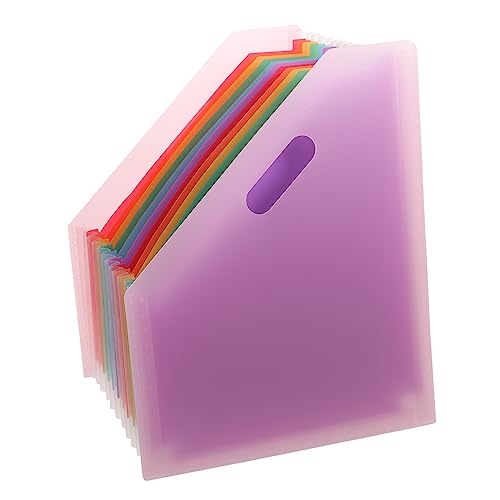 SHINEOFI Ordner Organpaket Buchselbst Brief Veranstalter Vertikale Möbel Büro aufbewahrungsdose storage boxes bücherregal Desktop-Datei-Organizer Akkordeon-Ordner-Organizer Plastik Colorful von SHINEOFI