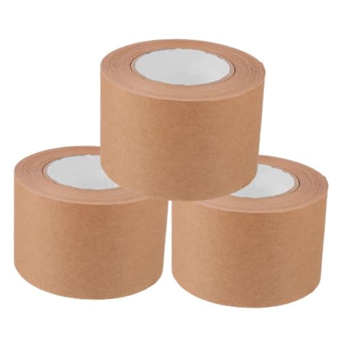 SHINEOFI Starkes Paketklebeband Aus Kraftpapier Vielseitig Einsetzbares Beschreibbares Klebeband Für Versand Und Verpackung 57mm x 30m Wasseraktivierbar von SHINEOFI