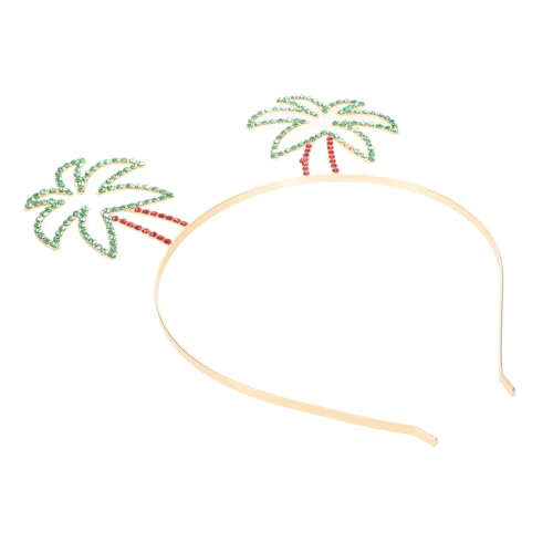 SHINEOFI Strand-Kokosnuss-Stirnband hawaiianische Haaraccessoires lustiges Stirnband Neuheit Stirnband Strand-Haarband Party-Haarband Party-Haar-Accessoire Party-Haarreifen Legierung von SHINEOFI