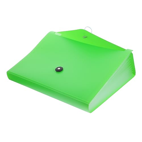 SHINEOFI storage boxes aufbwahrungs-box han karteikasten bürogadges office zubehör gießen über dem Türorganizer Veranstalter Abs Ordner mit Trennwänden mehrlagige Aktentasche pp Light Green von SHINEOFI