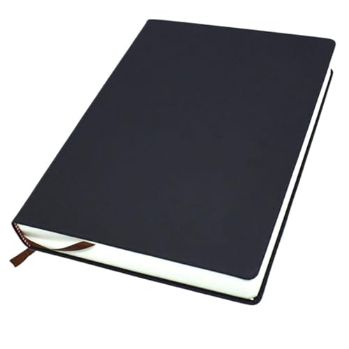 Kunstzeichnung Buch A5 Blanker Notebook Leder Journal Hartes Cover Dicke Skizze Buch 660 Seiten zum Skizzieren einfacher Notizbuch von SHITOOMFE