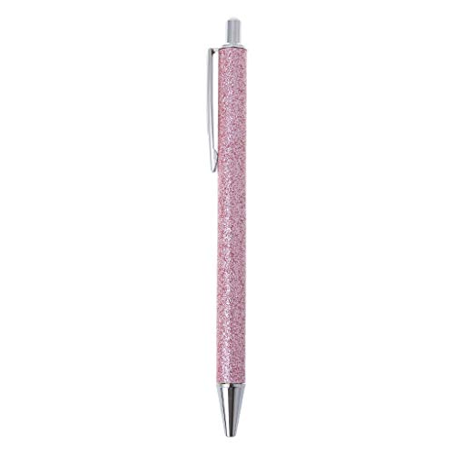 SHOTAY Kugelschreiber, Luxus Bling Metall Kugelschreiber 1,0 mm Glitzer Ölfluss Stifte Bürobedarf Schule Schreibwaren Rosa von SHOTAY