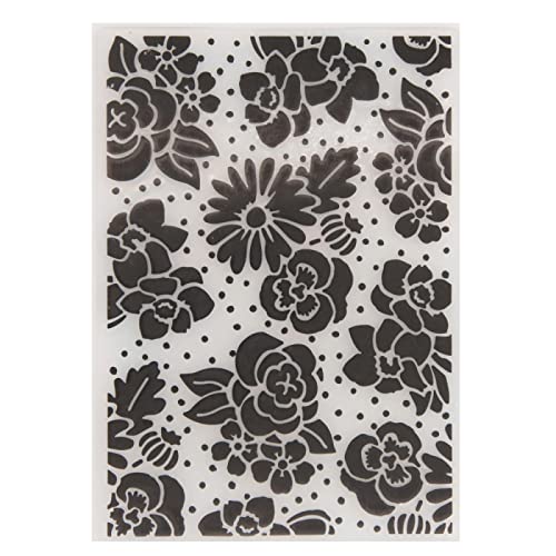 SHOUKAII Embossing Folders for Scrapbooking Card Making,10.4x14.7cm Flowers Embossing Folder for Scrapbook Stencils Photo Paper Album Cards Making Decor von SHOUKAII