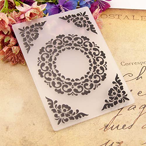 SHOUKAII Embossing Folders for Scrapbooking Card Making,10.5x14.7cm Embossing Folder Template for DIY Scrapbooking Album Card Making Decor Style 13(Style 14) von SHOUKAII