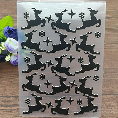 SHOUKAII Embossing Folders for Scrapbooking Card Making,10.6x14.5cm Embossing Folder DIY Scrapbook Album Card Gift Packing Decor Cutting Dies Paper Craft von SHOUKAII