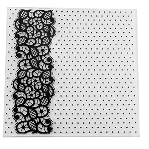 SHOUKAII Embossing Folders for Scrapbooking Card Making,15x15cm Embossing Folder for Scrapbook Stencils Lace Cover DIY Paper Album Cards Making Craft von SHOUKAII