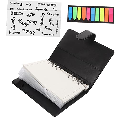 SHOWERORO 1 Satz Handbuch Bargeldfüllung Umschläge Binder Sparbinder Rechnungsorganisator Handbuch Kontozubehör Geldbinder Organizer Budgetbinder Notizblöcke Budgethandbuch von SHOWERORO