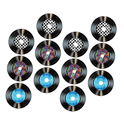 SHOWERORO Dekorative Schallplatten Wandkunst Retro-Schallplatten aus Papier ästhetische Wanddekoration für Wohnzimmer von SHOWERORO