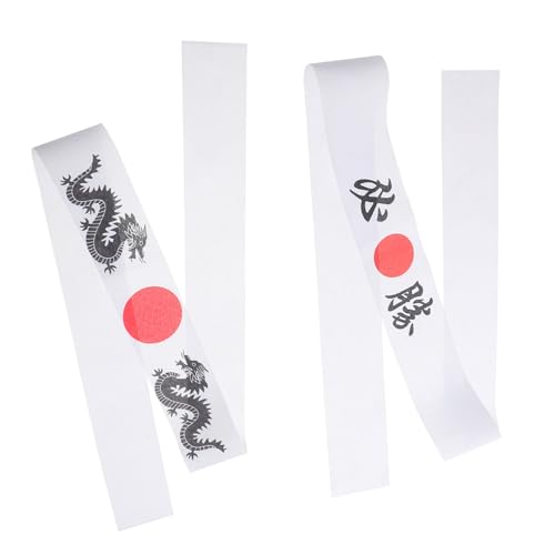 SHOWERORO Ninja-Stirnband für Herren japanische Karate-Stirnbänder Sushi-Koch-Bandana -Kopfbedeckung traditionelles Design für Sport und Kochen von SHOWERORO