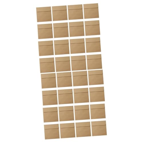 SHOWERORO 200 Stk Kraft-umschlag Karteikarten Pakete Mini Klein Leere Karten Bausätze Poly-mailer Winzig Grußkarten Schachteln Zum Verpacken Itunes Kartenumschläge Geldumschläge Khaki Papier von SHOWERORO