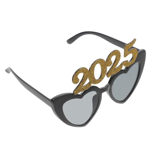 SHOWERORO 2025 Digitale Liebesbrille Maskenbrillen Liebe Brillen Lustige Zahlenbrille Neuheit Party Brille Neuartige Brillen Sonnenbrillen Männer Polarisierte Sonnenbrille Uv Rot Golden Stk von SHOWERORO