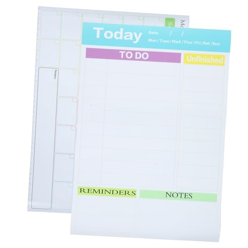 SHOWERORO 2st Kühlschrankmagnet Magnetische Trocken Abwischbare Marker Kleiner Tischkalender Schoß Magnetische, Trocken Abwischbare Tafel Löschbar Sidekick-notizblock Digitales Brett Pp von SHOWERORO