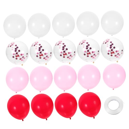 SHOWERORO 40St valentinstag ballon Ballons zum Valentinstag Ballons romantische Hochzeitsballons Partyballons Ornament Valentinsballons Festivalballons Valentinstag-Dekoration Emulsion von SHOWERORO