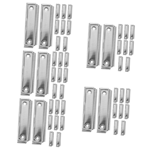 SHOWERORO 50 Stück Schreibblock Halter Clip Für Büro Mini Klemmbrett Schulbedarf Klemmbrett Clips Porte Dokument Montierbare Klemmbretter Klemmen Zusammenklappbares Klemmbrett von SHOWERORO