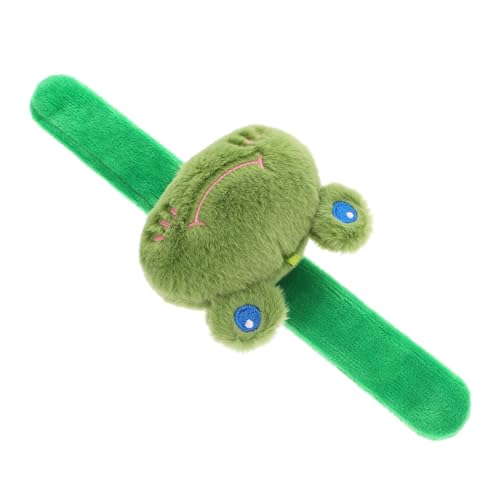 SHOWERORO Frosch Armband Frosch Plüschtier Frosch Partyzubehör Tier Armband Handgelenkschlaufen Frosch Schlag Armband Plüsch Armband Plüschtier Halloween Schlag Armbänder Pp von SHOWERORO