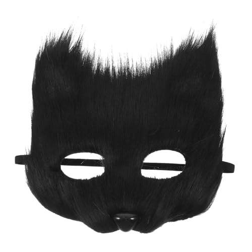 SHOWERORO Halloween Fuchs Maske Realistische Halbgesichts Tiermaske Fuchs Kostüm Maskerade Requisite Partybevorzugung Bastelkostüm von SHOWERORO