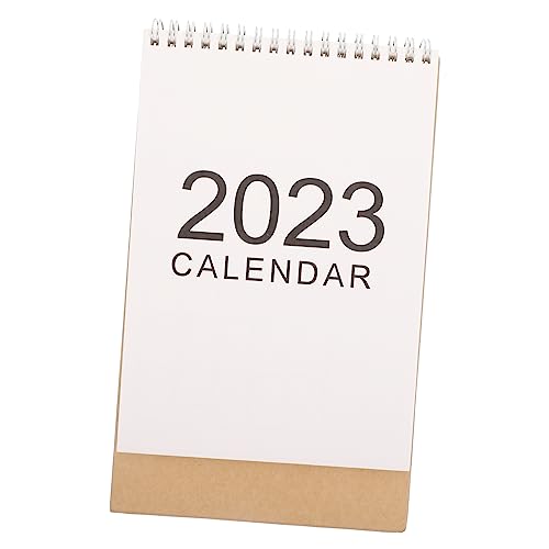 SHOWERORO Kalender 2023 tischkalender kalender schreibtisch notizhefte Terminkalender nootbook tischdeko Standkalender für den Haushalt kleiner Kalender Bürobedarf Kalender schmücken Papier von SHOWERORO