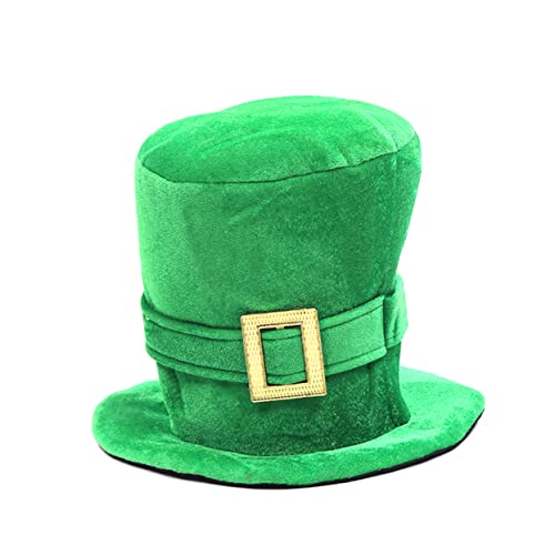 SHOWERORO Karnevalsmütze St Patrick's Day party hat Green party hat Cloth party hat Decorative party hat Green St Patrick's Day hat Fun party hat Party-Performance-Hut Party-Kappe Partyhut von SHOWERORO