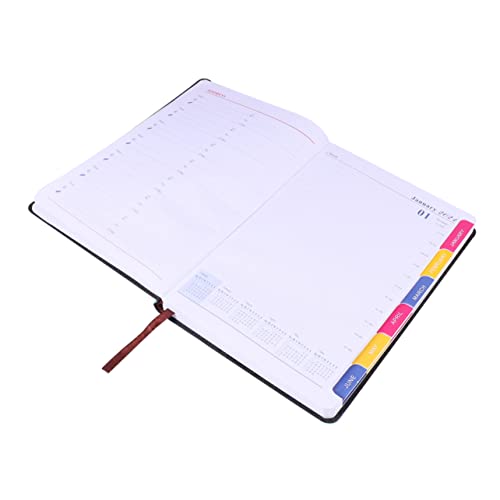 SHOWERORO Schulbedarf Planerschule Budget 2021 Monatsplaner Planer mit Tabs Tagesplaner-Notizbuch personalisierter kalender personalisierte kalender A5-Planbuch a5 tagebuch notizblöcke Blue von SHOWERORO