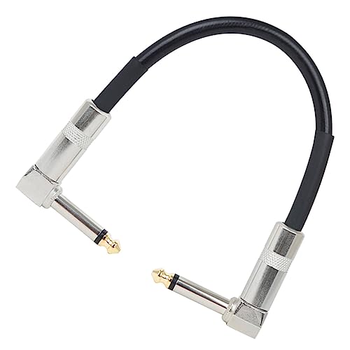 SHOWERORO Schwarzes Leder Metallkopf Gitarreneffektkabel Netzteil Gitarrenzubehör Gitarrenkabel Gitarrenteile Professionelle Effektorlinie Gitarreneffektlinie Dc Adapterkabel Pvc von SHOWERORO