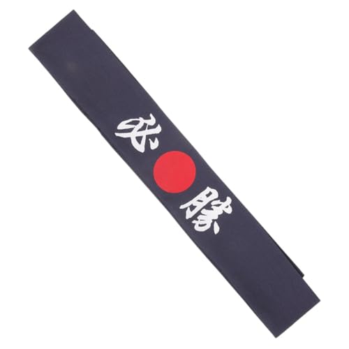 SHOWERORO Stirnband Kochkostüm Männer Karate-Versorgung Koch-Bandana-Kostüm atmungsaktives Karate-Kopfband Karate-Kopfgurt decortive chef stirnbänder Sushi-Koch-Kostüm Baumwolle Blue von SHOWERORO