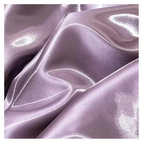 1m Satin Seidentaft Stoff Meterware 150cm Breit Seidiger Futterstoff Satinstoff zum Nähen TAFT Glänzende Stoffe Kostümstoff Glanz Satin Modestoff Bunte Dekostoff Für Hochzeit Kleider Vorhang von SHTGOI