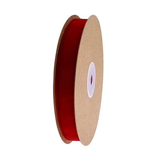 SHTGOI Samtband 10 Meter/Roll Samt Dekoband Einseitiges Satinband 15mm Breite Samtborte Geschenkband Schleifenband Samtbänder für Basteln Geschenke Verpackung Hochzeit DIY Dekoration Rot von SHTGOI