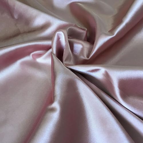 Seiden Satin Stoff 1 Yards *150cm Glitzer Satinstoffe Breit Satin Stoff Meterware aus Polyester für Halloween Hochzeit Abendkleid Kostüme Nähen DIY Bastel Modestoff Dekostoff Kostümstoff von SHTGOI