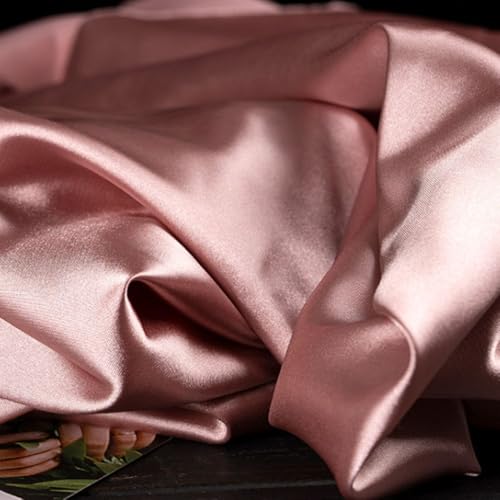 Seiden Satin Stoff 1 Yards *150cm Glitzer Satinstoffe Breit Satin Stoff Meterware aus Polyester für Halloween Hochzeit Abendkleid Kostüme Nähen DIY Bastel Modestoff Dekostoff Kostümstoff von SHTGOI