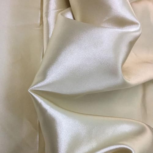 Seiden Satin Stoff 1 Yards *150cm Glitzer Satinstoffe Breit Satin Stoff Meterware aus Polyester für Halloween Hochzeit Abendkleid Kostüme Nähen DIY Bastel Modestoff Dekostoff Kostümstoff von SHTGOI