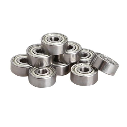 Deep Groove Ball Bearings 10 Stück Lager 606 606Z 606ZZ 6x17x6 geschirmte Miniaturkugellager MINI Kugellager von SHUAINAN