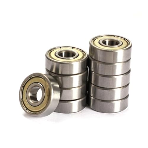 Deep Groove Ball Bearings 100 Stück Lager 608 608Z 608ZZ 8X22X7 geschirmte Miniaturkugellager MINI Kugellager von SHUAINAN