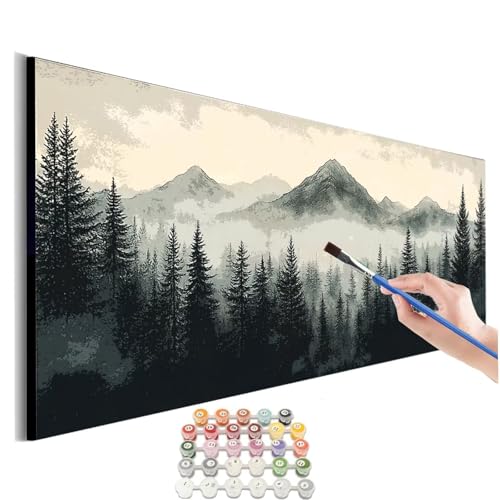 Malen Nach Zahlen Baum Malen Nach Zahlen Erwachsene kinder Tinte Malen Nach Zahlen ab 10 Jahre Mädchen DIY Paint by Numbers Heimdekoration Geschenke für Männer Frauen (Rahmenlos) 90x180cm M-943 von SHUIYAZI