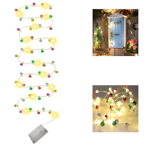 SIGANDG LED Lichterkette(ohne Batterie), 3 Meter 30 LED Micro Silberdraht Lichterkette Innen Batteriebetrieben für Party Weihnachten Hochzeit Halloween Innen Deko, Warmweiß von SIGANDG