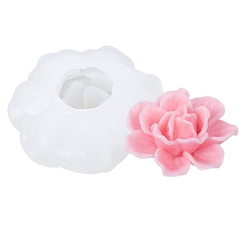 Blumen-Silikonformen, 3D-Blumenformen-Set, Blumen-Fondant-Silikonform zum Seifenherstellen, Epoxidguss-Handwerk, handgemachte Schokolade, Cupcake- und Dessertdekoration (Kommt) von SILICANDO