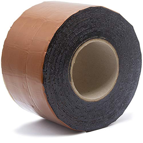 SILISTO Bitumenband Reparaturband 150 mm x 10 Meter, Farbe Kupfer - Klebeband für Risse und Fugen, Dichtungsband gegen Wasser und Feuchtigkeit, selbstklebend, Dach und Schornsteindichtung von SILISTO