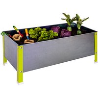 Simonrack Hochbeet SIMONGARDEN URBAN Metall grün, silber rechteckig 120,0 x 41,0 cm von SIMONRACK