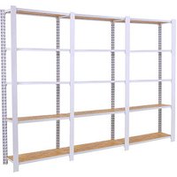 Simonrack Regal OFFICLICK 8425437127342 weiß, braun 240,0 x 30,0 x 210,0 cm von SIMONRACK