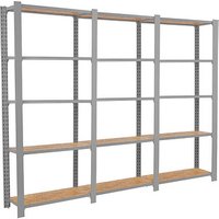 Simonrack Regal OFFICLICK 8425437127557 grau, braun 240,0 x 30,0 x 210,0 cm von SIMONRACK