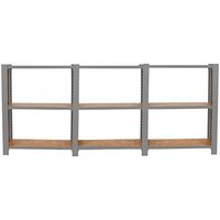 Simonrack Regal OFFICLICK 8425437127588 grau, braun 240,0 x 30,0 x 100,0 cm von SIMONRACK